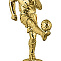  Фигура "Футболист" 13,5 см золото   
