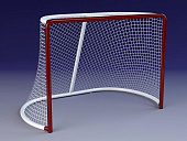 Сетка для хоккейных ворот 1,85х1,25х0,7х1,3 м нить 2,6 мм