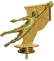 Фигура "Футбольный вратарь" 10 см золото